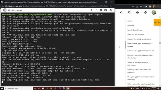 Reporting Application Metrics into Cloud Monitoring || [GSP111] || Solution смотреть онлайн