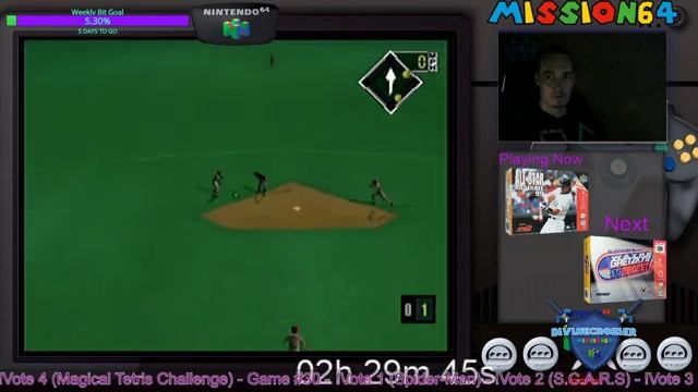 Highlight: Game #027 of 296 - ALL-STAR Baseball 99 - Mission64 - Console Challenge - OG Hardware смотреть онлайн