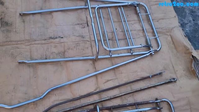 Bagażnik JAWA CZ 175 250 350 Pav 40. Stal nierdzewna. смотреть онлайн