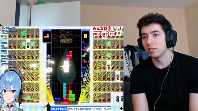 Reacting to Suisei is a Tetris GOD?! (1 vs 98) Mysterious Challenger Approaches смотреть онлайн