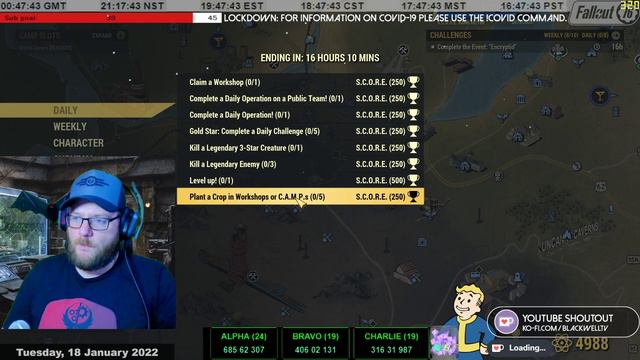 Fallout 76: Daily News! [17TH-JAN-2022] - Daily Round up and Am I Starting A New Build?? смотреть онлайн