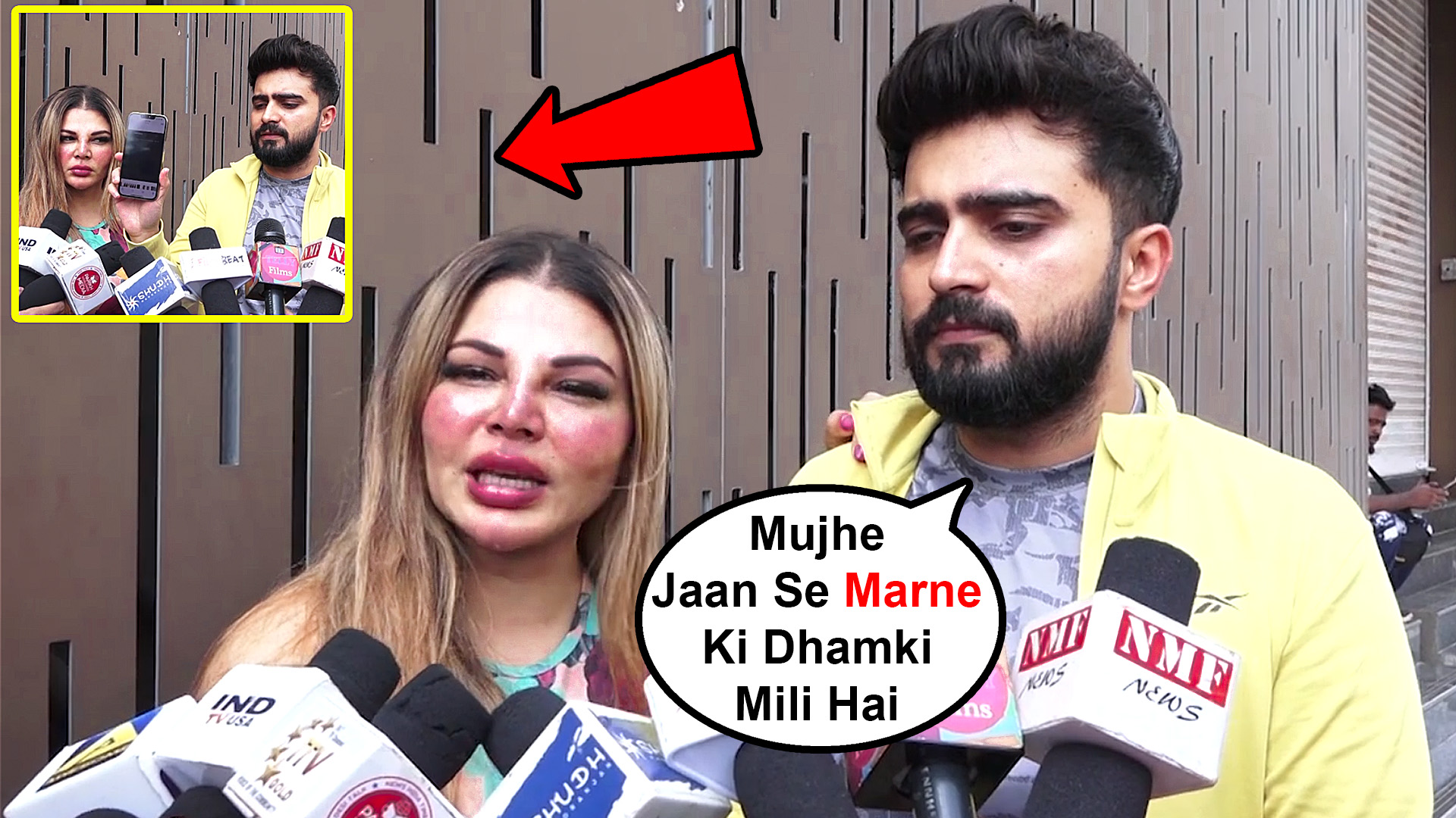 Rakhi Sawant CRYING ? For Adil Khan Gets Threat ⚠️ Message From Bishnoi Gang ?