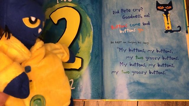 Pete the Cat and His Four Groovy Buttons Story Time смотреть онлайн