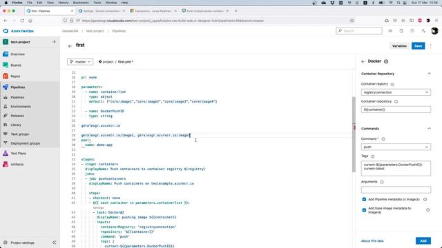 Push multiple docker container images using a loop – Azure DevOps смотреть онлайн