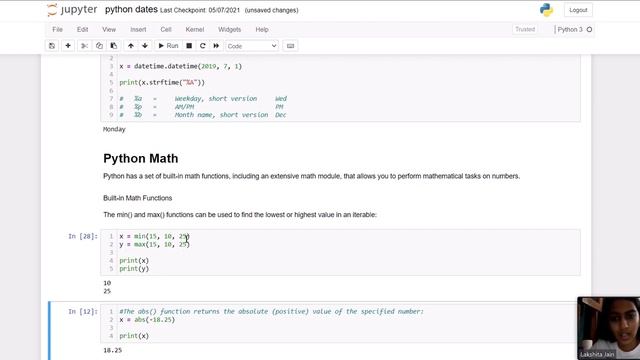 Python Dates and Math: Tutorial 47 смотреть онлайн
