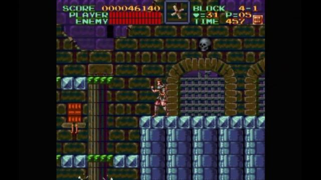Super Nintendo (Snes) 16-bit Super Castlevania IV Stage 4
