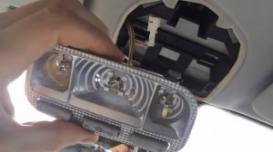 Светодиодная лампа в салон авто пежо 308