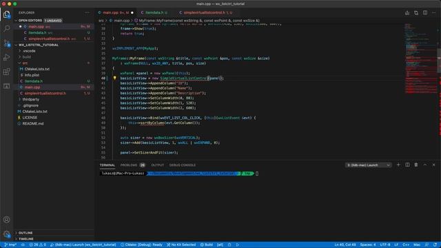 wxWidgets: List Controls - sorting, handling selection, large datasets, virtual list views смотреть онлайн