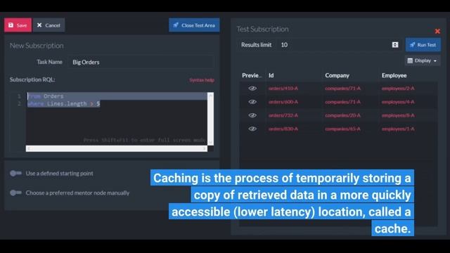 Caching in RavenDB смотреть онлайн