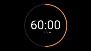 120 Minute Countdown Timer with Alarm / iPhone Timer Style