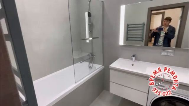 Ремонт квартиры в новостройке под ключ от компании "Время ремонта", город Тюмень смотреть онлайн