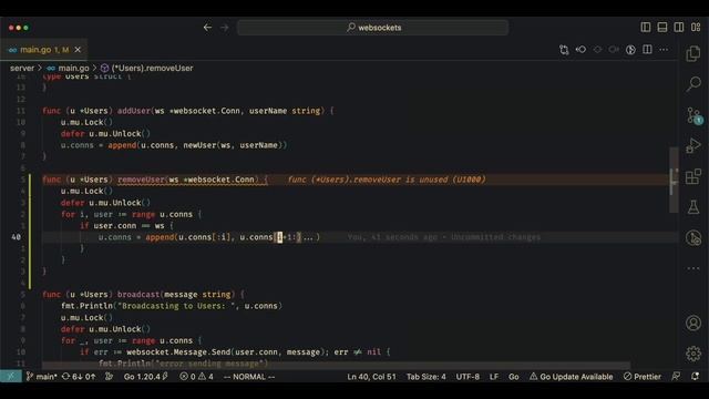 WebSockets in Go: Race Conditions, GoRoutines, and Building a React Client! смотреть онлайн