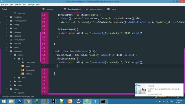 #1 Like Button || Insert likes to database || Social Network in Laravel 5.4 & VueJs смотреть онлайн