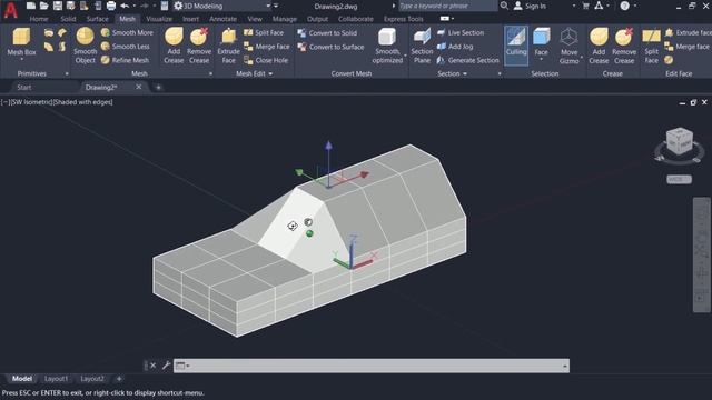 INTRODUCTION TO MESH MODELING IN AUTOCAD | AUTOCAD MESH MODELING смотреть онлайн