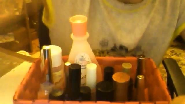 Видео с веб-камеры. Мои лаки часть 1