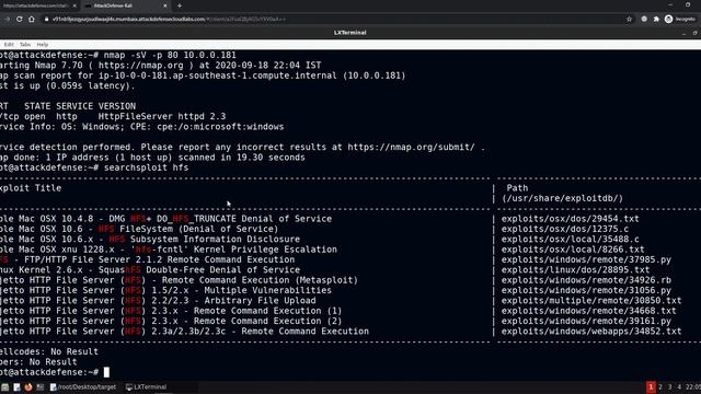 Basic Exploitation with Metasploit: Windows: HTTP File Server смотреть онлайн