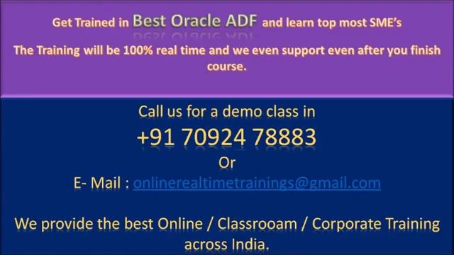 Best Oracle ADF Online Training in Chennai Hyderabad Bengaluru india. смотреть онлайн