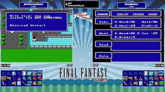 Final Fantasy Randomizer - Winter Tournament 2023 - Semi-finals/Game 1: Deadpulse vs picklesandbeer смотреть онлайн