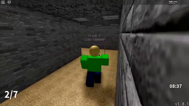 Нубик в Роблокс против учителя Балди нубика. Играю за балди Roblox по русски смотреть онлайн