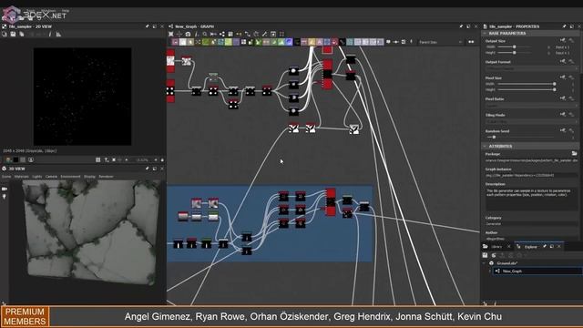 Making a Stylized Cracks Stone Floor Material in Substance Designer смотреть онлайн