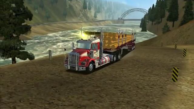 18 Wheels Of Steel Haulin Kenworth T800 DC Logger смотреть онлайн