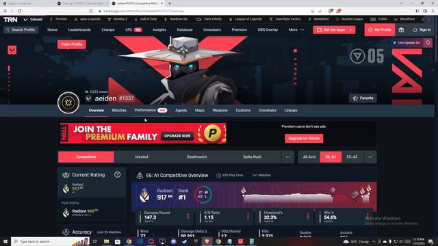 Как проверить время игры в Valorant смотреть онлайн