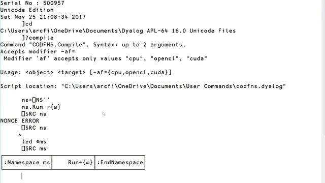 Co dfns User Command Introduction смотреть онлайн