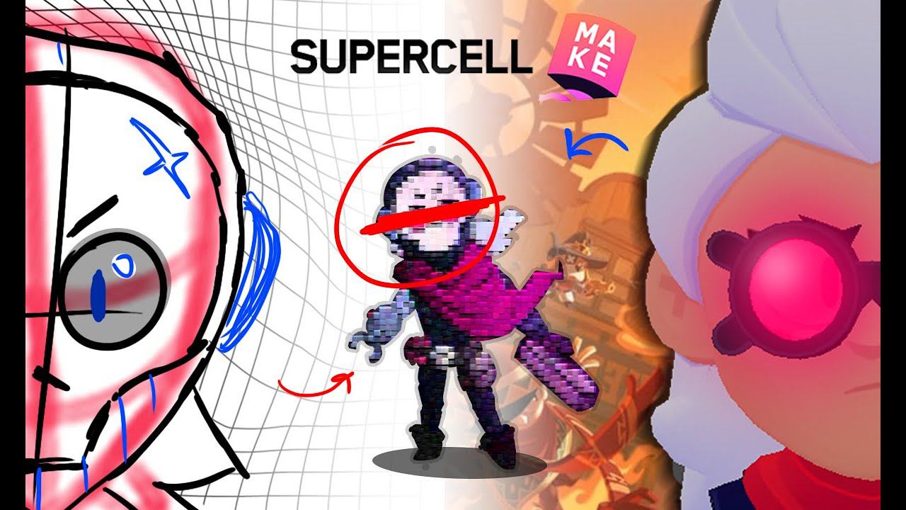Bravl Stars создание скина на конкурс Supercell make! смотреть онлайн
