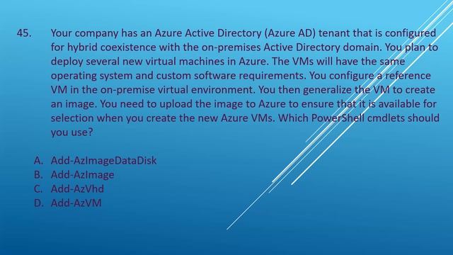 AZ-104 | Microsoft Azure Administrator Certification | Exam Practice Questions | Part 4 смотреть онлайн
