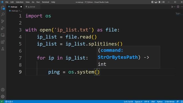 How To Create a Ping IP list Script in Python || python ping IP list script | Citi Solution смотреть онлайн