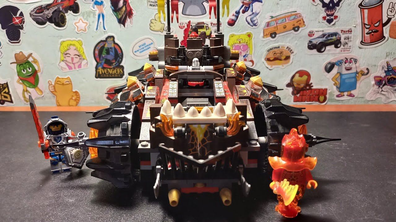 Осадная Машина генерала МАГМАРА / Nexo Knights | Обзор модели 2016 года! смотреть онлайн