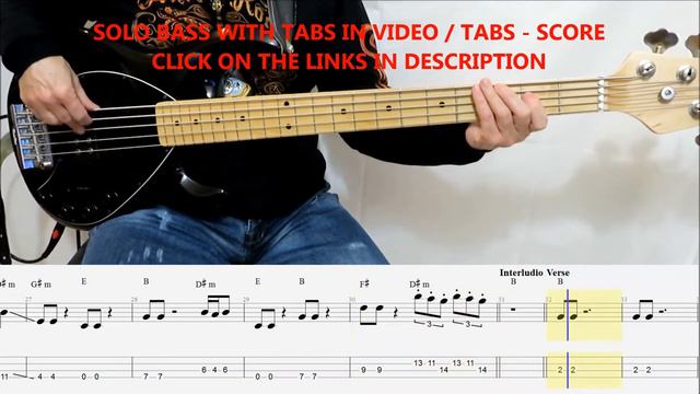 Em Beihold - Numb Little Bug (BASS COVER TABS) смотреть онлайн