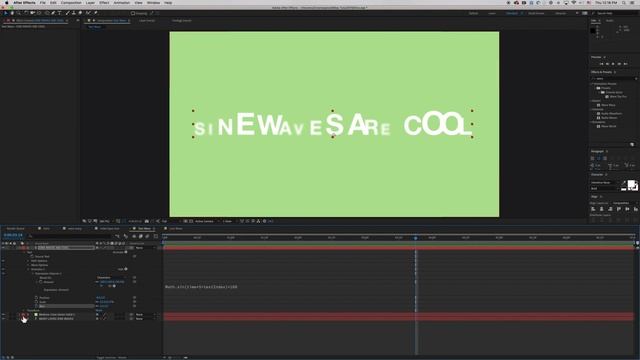 Sine Waves After Effects Tutorial смотреть онлайн
