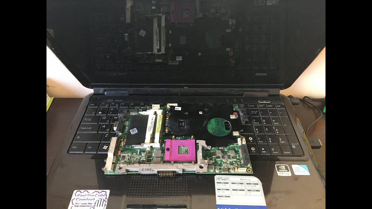 [Часть 2] Апгрейд ноутбука Asus K50IN заменой материнской платы смотреть онлайн