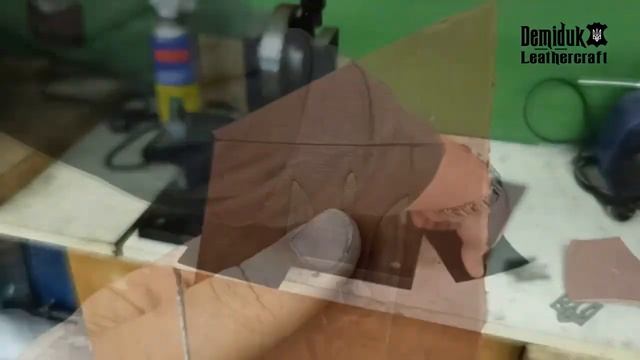 Тризуб. Форма для тиснения. Тиснение с помощью пресса. смотреть онлайн