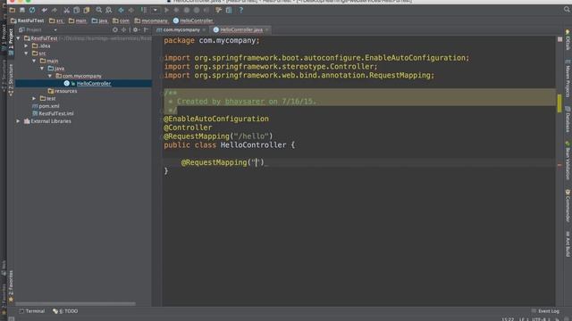 Video 6 First Restful Web Service Using Spring Boot смотреть онлайн