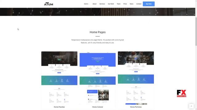 Atum - One Page WordPress Nathan Royal смотреть онлайн