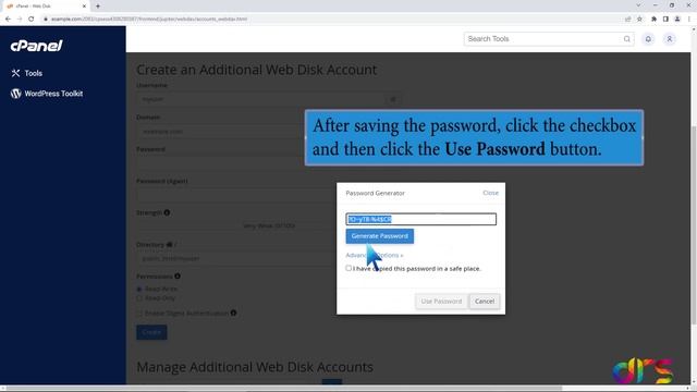 How to create an additional Web Disk account in cPanel? смотреть онлайн