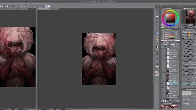 Speedpaint (CLIPSTUDIO) Pink Diamond • Steven Universe смотреть онлайн
