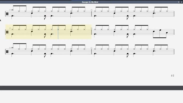 Georgia On My Mind Rockschool Grade 2 Drums смотреть онлайн