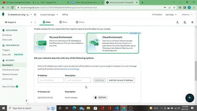 Visitors Management System - Creating Free MongoDB Atlas Cluster смотреть онлайн