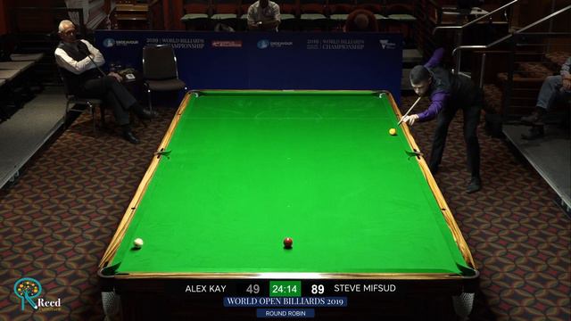 Reed Furniture World Open Billiards *Session 7* Steve Mifsud v Alex Kay смотреть онлайн