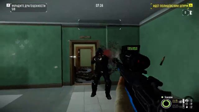 Payday 2 - (Overkill) (Соло) Играем за Американского солдата времен ВМВ смотреть онлайн