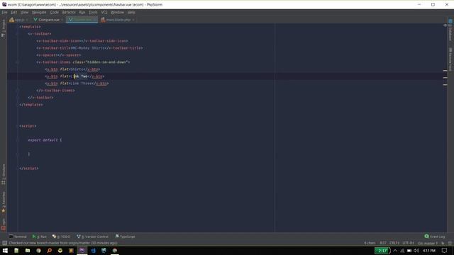 Redesigning Ecom Website using Vuetify: Navbar смотреть онлайн