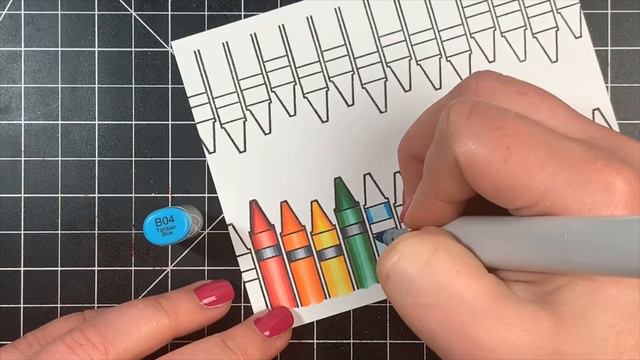 Simple Copic Blends with Brilliant Day by Honey Bee Stamps смотреть онлайн