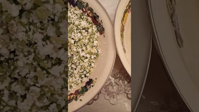 Чеченские вареники с творогом и черемшой (Хонг)