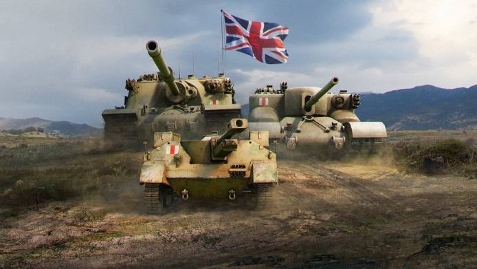 МИР ТАНКОВ | КАЧАЮ ВЕТКУ ТЯЖЕЛЫХ БРИТАНЦЕВ | WORLD OF TANKS смотреть онлайн