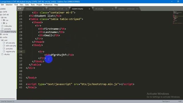 SHOW DATA IN TABLE USE FOREACH LOOP смотреть онлайн
