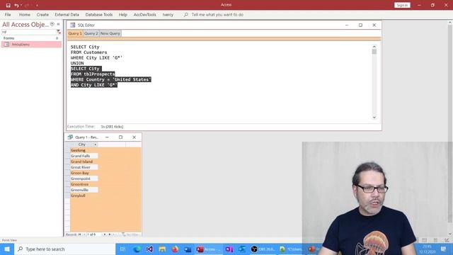 UNION Queries in SQL and Access смотреть онлайн