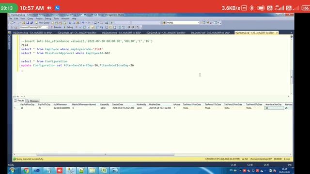 SELECT AND UPDATE MULTIPLE COLUMN IN A SINGLE Query in SQL смотреть онлайн